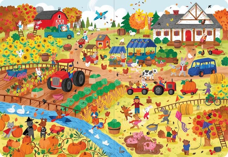 Produktbild: Mein gro&szlig;es Wimmelbuch &ndash; Im Herbst