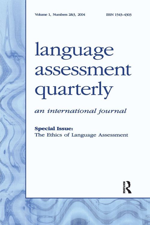 Produktbild: The Ethics of Language Assessment