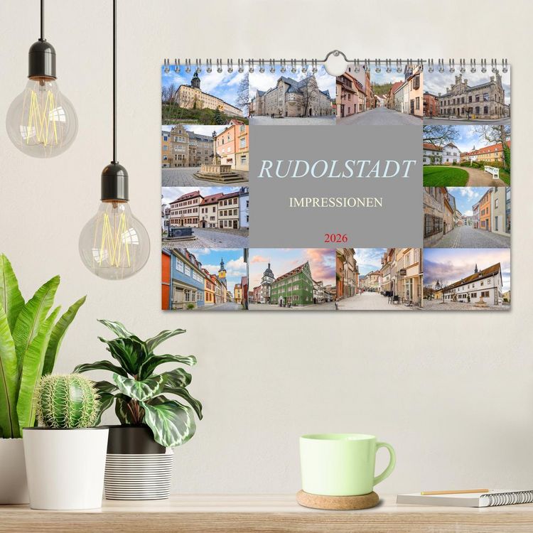 Produktbild: Rudolstadt Impressionen (Wandkalender 2026 DIN A4 quer), CALVENDO Monatskalender
