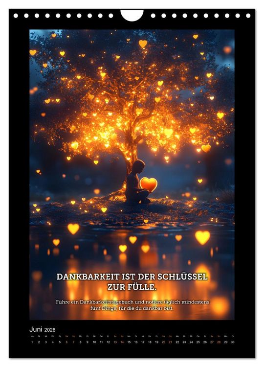 Produktbild: Vom Tr&auml;umen zum Tun! - Erschaffe dir in 12 Monaten dein Million&auml;rs-Mindset. (Wandkalender 2026 DIN A4 hoch), CALVENDO Monatskalender