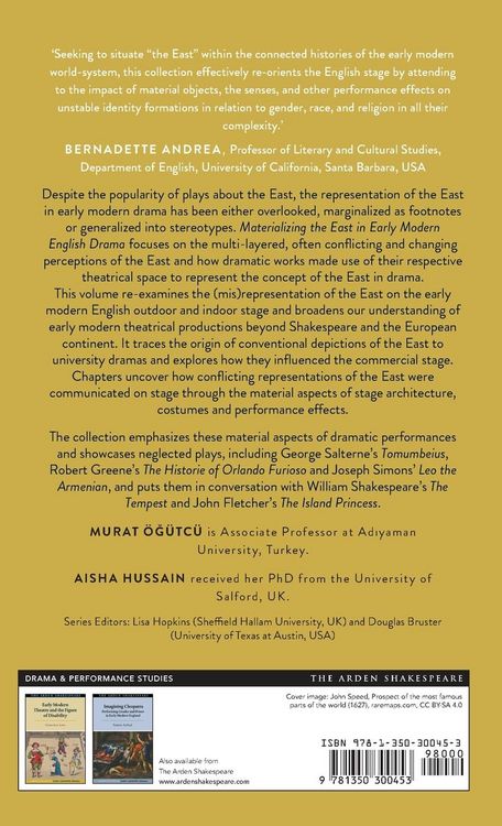 Produktbild: Materializing the East in Early Modern English Drama