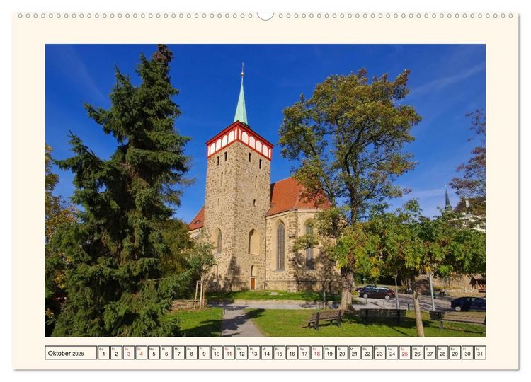 Produktbild: Bautzen - Rundgang durch die mittelalterliche Stadt (Wandkalender 2026 DIN A2 quer), CALVENDO Monatskalender