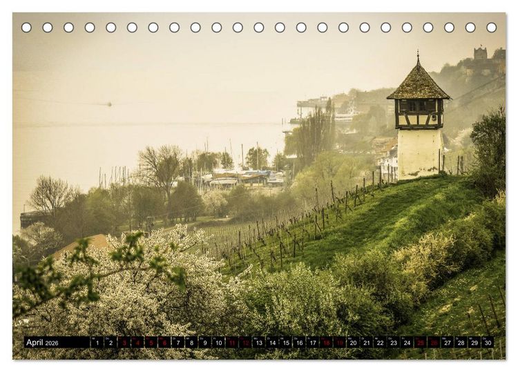 Produktbild: Hegau und westlicher Bodensee (Tischkalender 2026 DIN A5 quer), CALVENDO Monatskalender