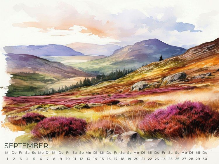 Produktbild: Schottland Artwork Edition Kalender 2027