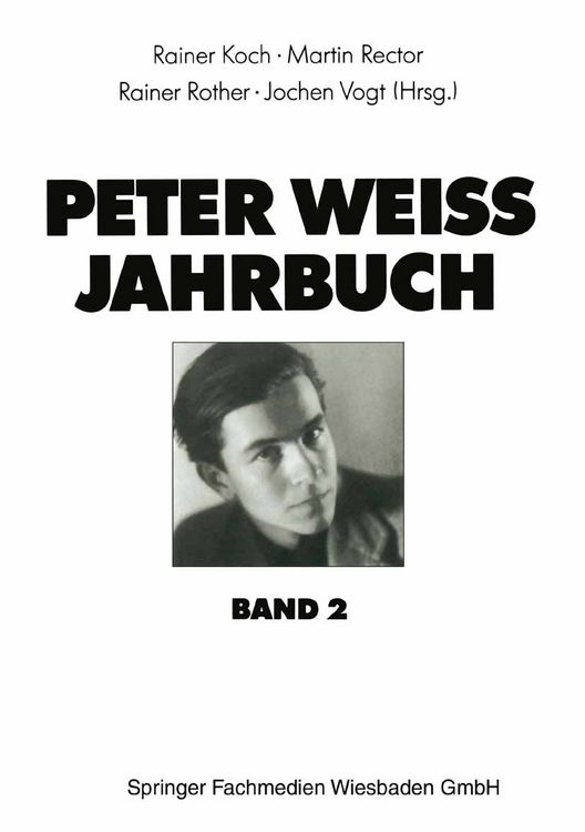 Produktbild: Peter Weiss Jahrbuch 2