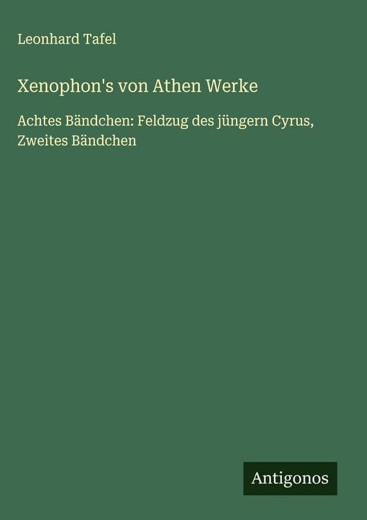 Produktbild: Xenophon's von Athen Werke