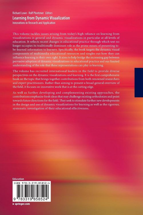 Produktbild: Learning from Dynamic Visualization