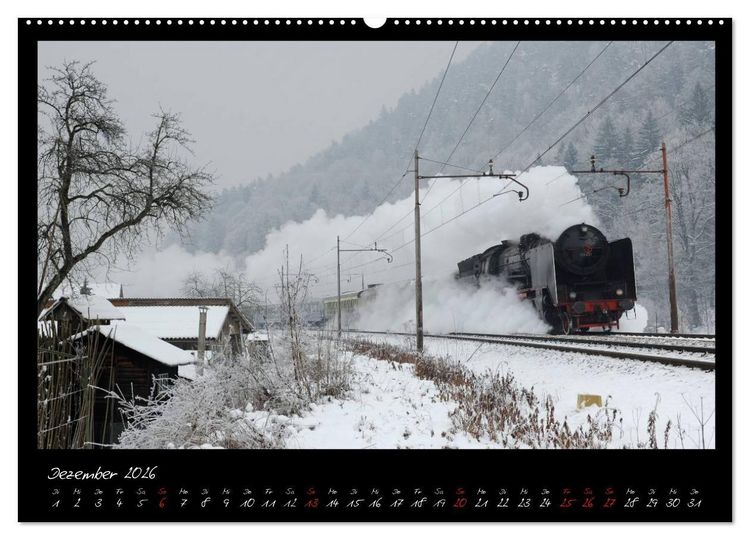 Produktbild: Mit Volldampf durch Mitteleuropa (Wandkalender 2026 DIN A2 quer), CALVENDO Monatskalender