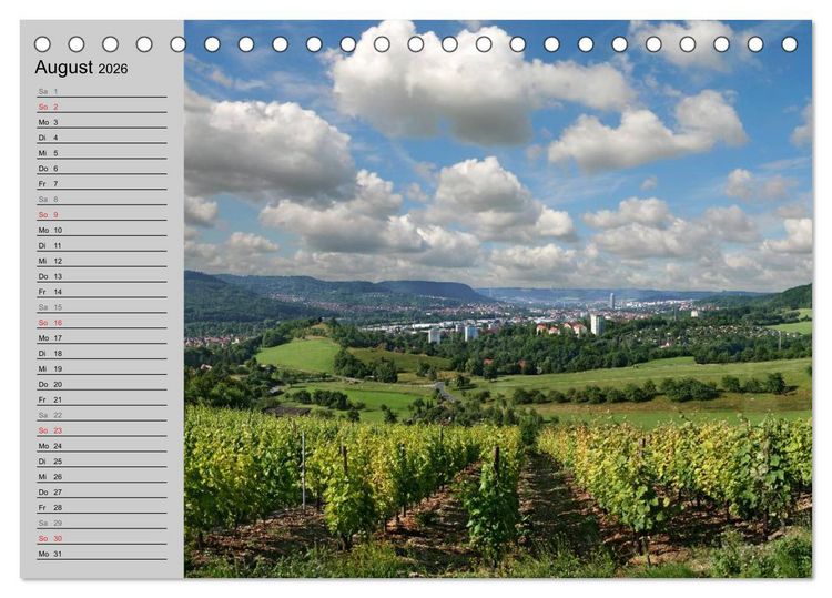 Produktbild: Jena in Th&uuml;ringen (Tischkalender 2026 DIN A5 quer), CALVENDO Monatskalender
