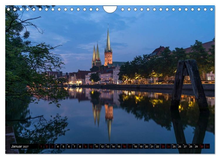 Produktbild: Deutsche Hansest&auml;dte (Wandkalender 2027 DIN A4 quer), CALVENDO Monatskalender