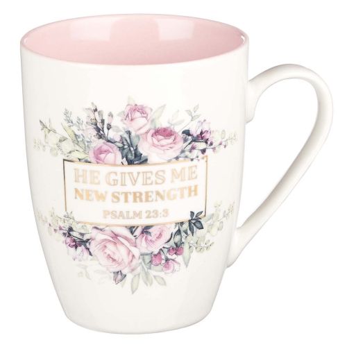 Produktbild: Ceramic Mug New Strength Psalm 23:3