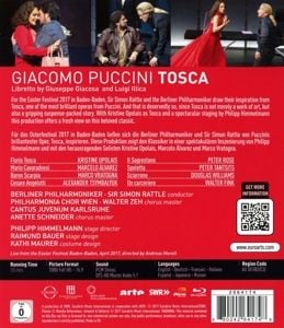 Produktbild: Giacomo Puccini - Tosca (Osterfestival 2017 Baden-Baden)