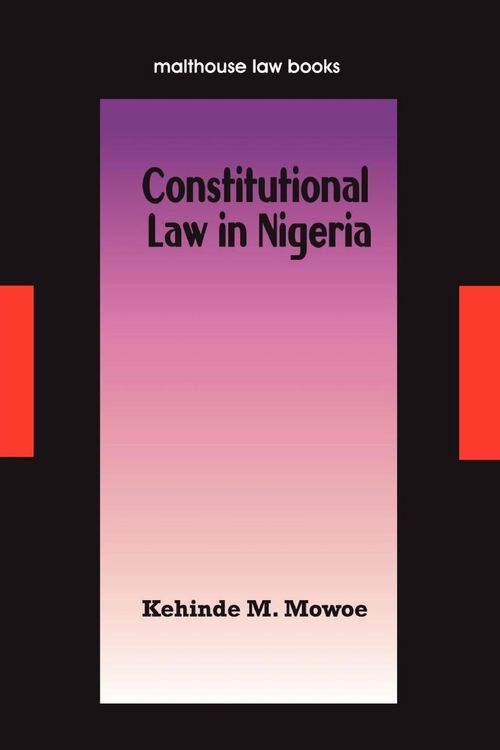 Produktbild: Mowoe, K: Constitutional Law in Nigeria