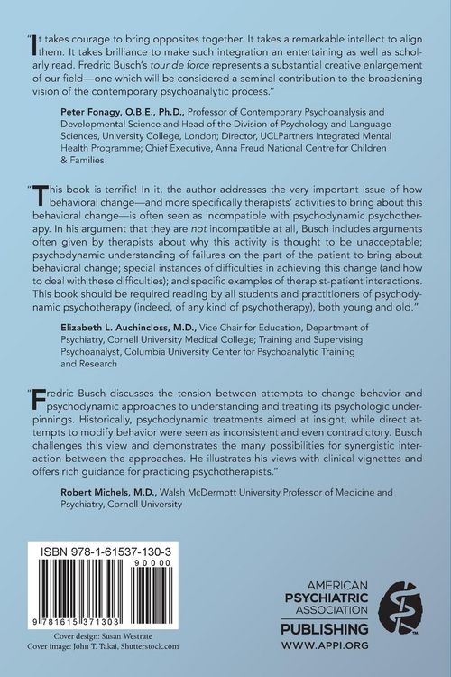 Produktbild: Psychodynamic Approaches to Behavioral Change