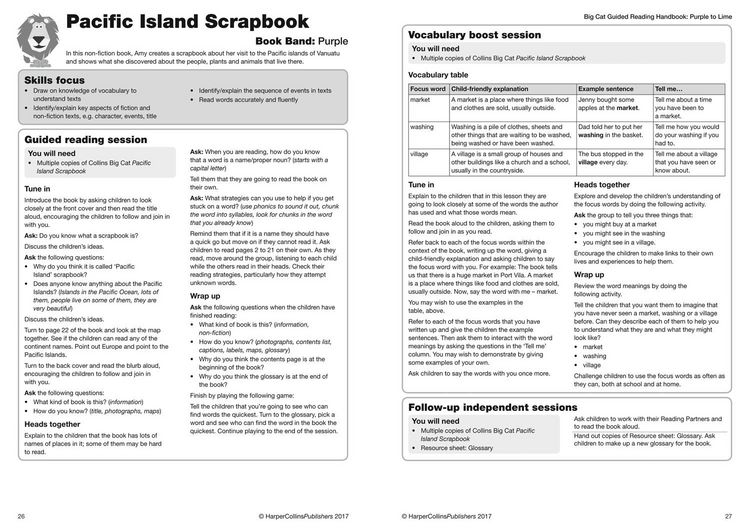 Produktbild: Collins Big Cat - Guided Reading Handbook Orange to Lime