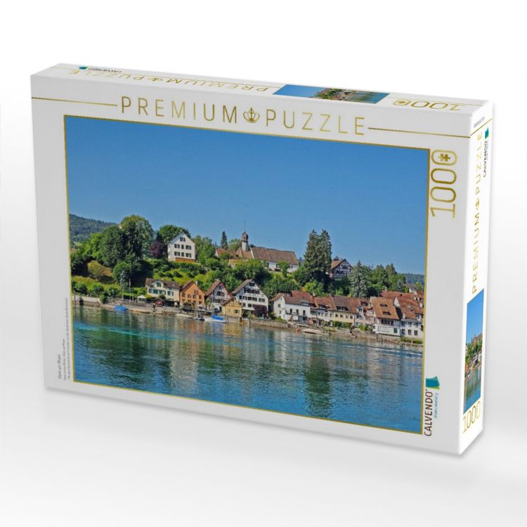 Produktbild: CALVENDO Puzzle Stein am Rhein | 1000 Teile Lege-Gr&ouml;&szlig;e 64x48cm Foto-Puzzle f&uuml;r gl&uuml;ckliche Stunden