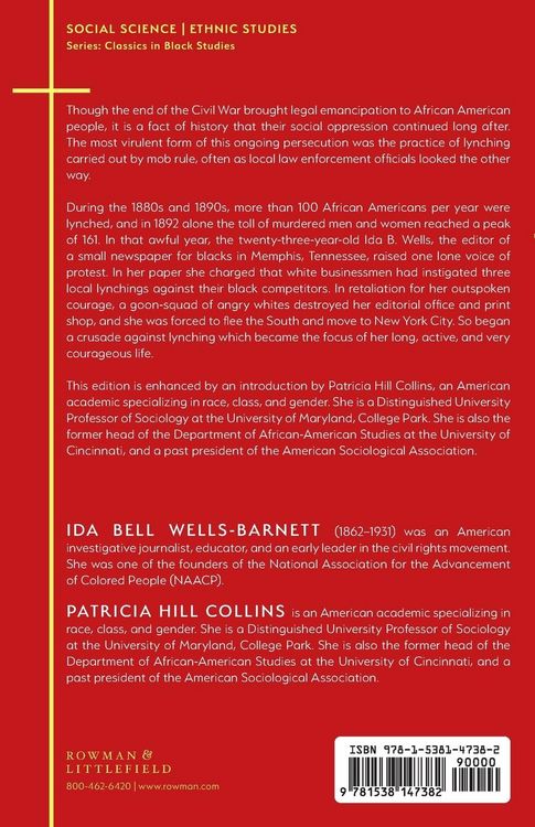 Produktbild: Wells-Barnett, I: On Lynchings