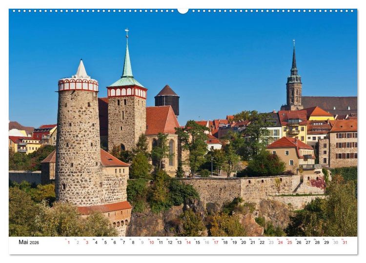 Produktbild: Sachsen (hochwertiger Premium Wandkalender 2026 DIN A2 quer), Kunstdruck in Hochglanz