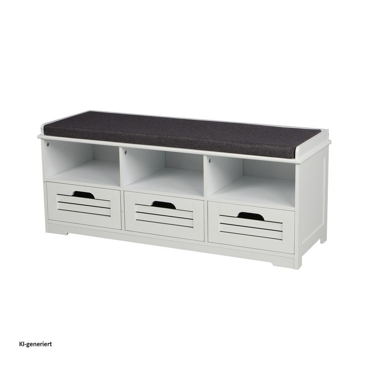 Produktbild: HTI-Living Schuhbank mit 3 Schubladen Kara Schuhbank mit 3 Schubladen Kara