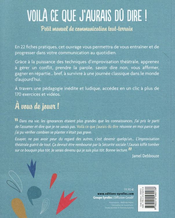 Produktbild: Voila ce que j aurais du dire