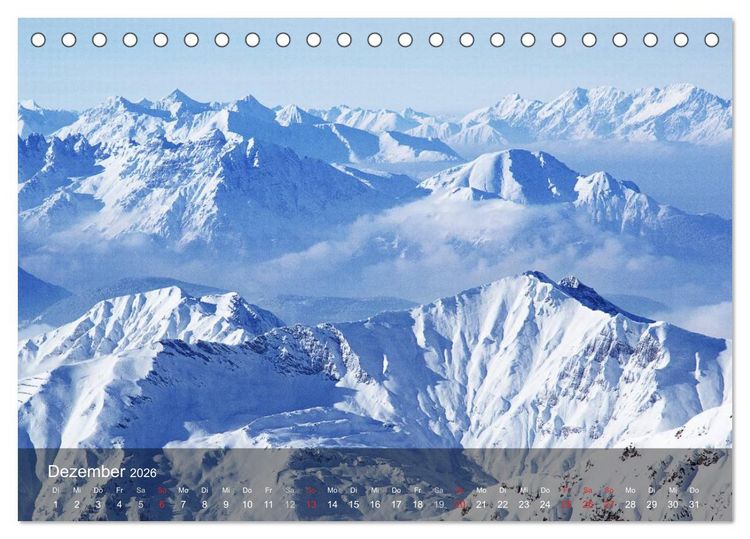 Produktbild: Traumhafte Bergwelten (Tischkalender 2026 DIN A5 quer), CALVENDO Monatskalender
