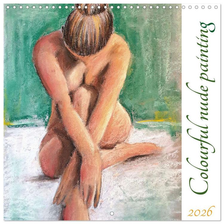Produktbild: Colourful nude painting (Wall Calendar 2026 12 &times; 12 Inch) CALVENDO 12 Month Wall Calendar