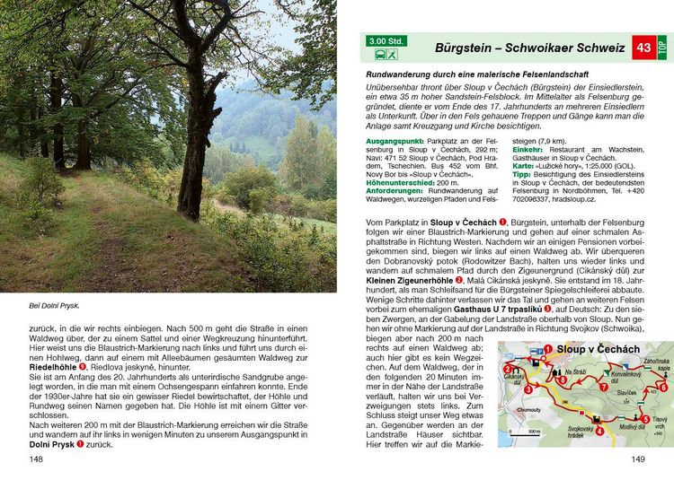 Produktbild: ROTHER Wanderf&uuml;hrer Oberlausitz. 50 Touren im Zittauer und Lausitzer Gebirge im Dreil&auml;ndereck Deutschland, Polen und Tschechien
