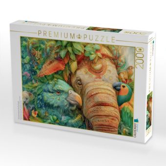 Produktbild: CALVENDO Puzzle Tierische Kreaturen des Dschungels | 2000 Teile Lege-Gr&ouml;&szlig;e 90x67cm Foto-Puzzle f&uuml;r gl&uuml;ckliche Stunden