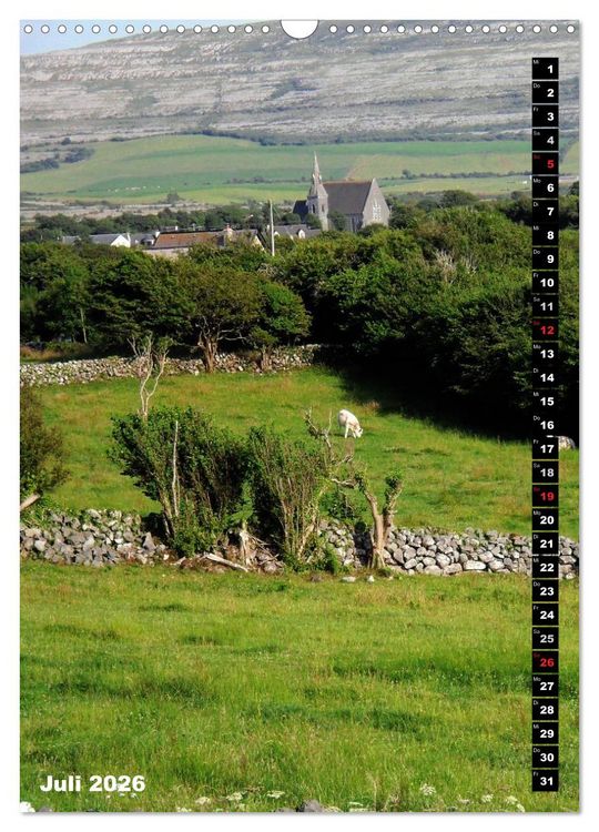 Produktbild: Traumhaftes Irland (Wandkalender 2026 DIN A3 hoch), CALVENDO Monatskalender