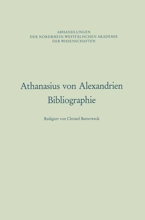 Produktbild: Athanasius von Alexandrien