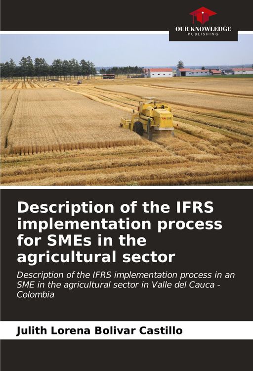 Produktbild: Description of the IFRS implementation process for SMEs in the agricultural sector