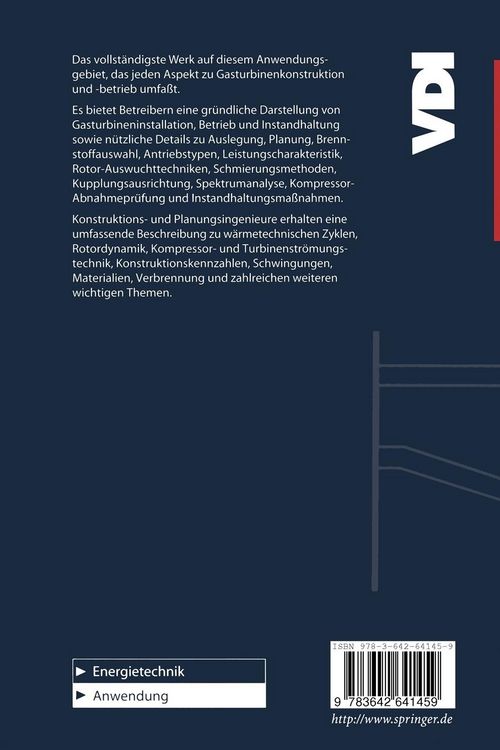 Produktbild: Gasturbinen Handbuch