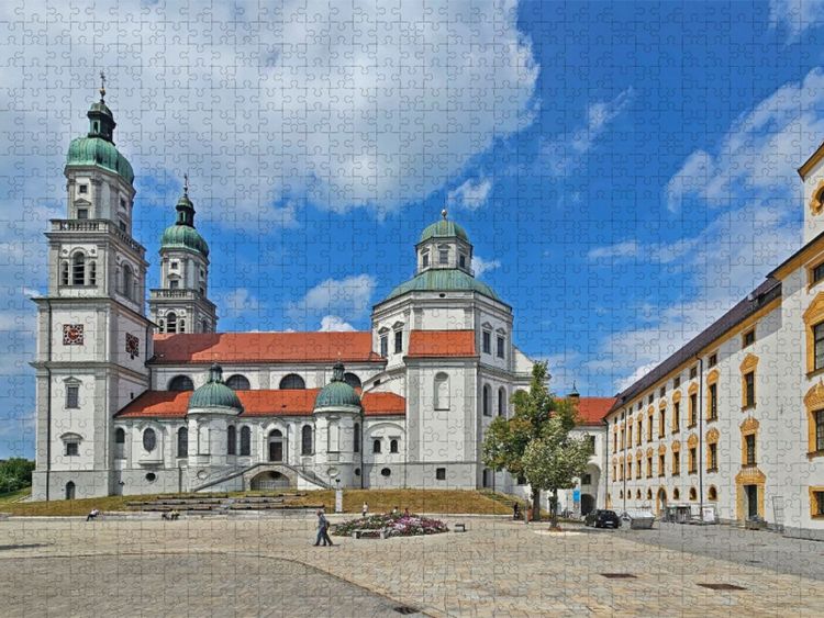 Produktbild: CALVENDO Puzzle Ein Motiv aus dem Kalender Der Illerradweg zwischen Oberstdorf und Ulm | 1000 Teile Lege-Gr&ouml;&szlig;e 64x48cm Foto-Puzzle f&uuml;r gl&uuml;ckliche Stunden
