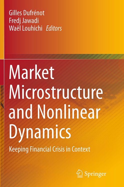 Produktbild: Market Microstructure and Nonlinear Dynamics