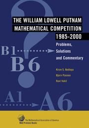 Produktbild: The William Lowell Putnam Mathematical Competition 1985-2000