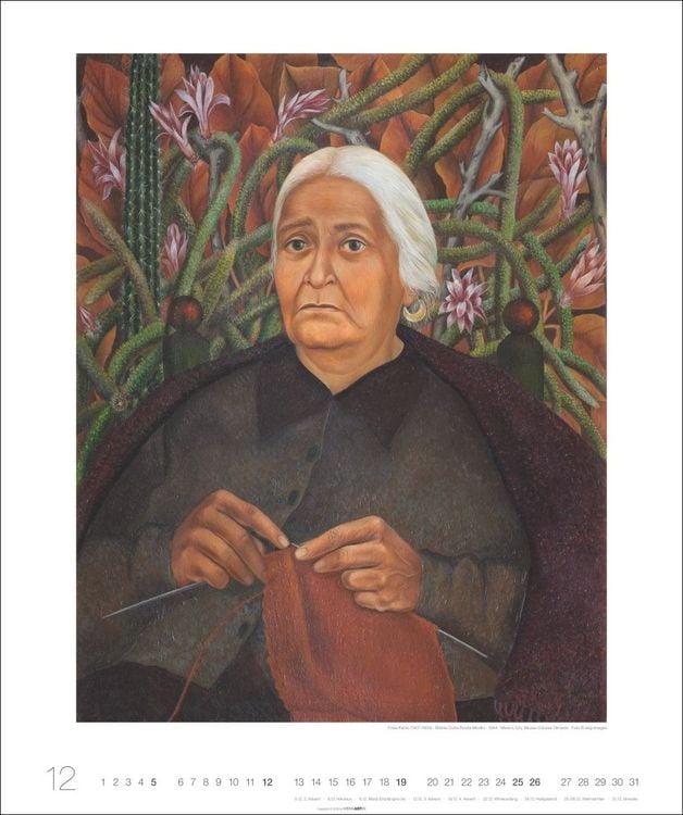 Produktbild: Frida Kahlo Edition Kalender 2027