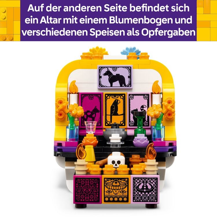 Produktbild: LEGO Opferaltar Modellbau - Deko zur Feier des Tages der Toten 40811