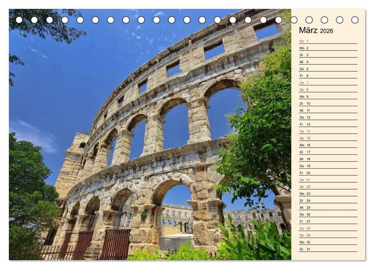 Produktbild: Istrien (Tischkalender 2026 DIN A5 quer), CALVENDO Monatskalender
