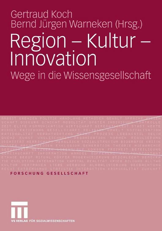 Produktbild: Region - Kultur - Innovation