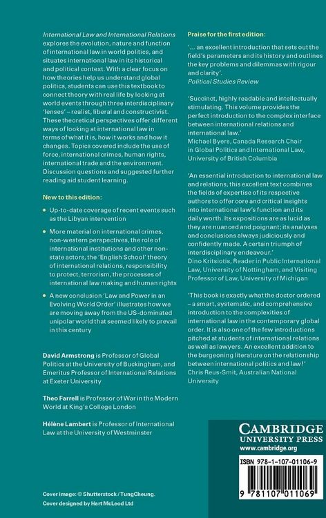 Produktbild: International Law and International Relations