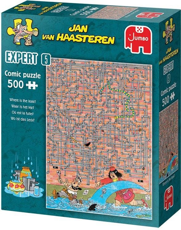 Produktbild: Jan van Haasteren - Wo ist das Leck? - 500 Teile
