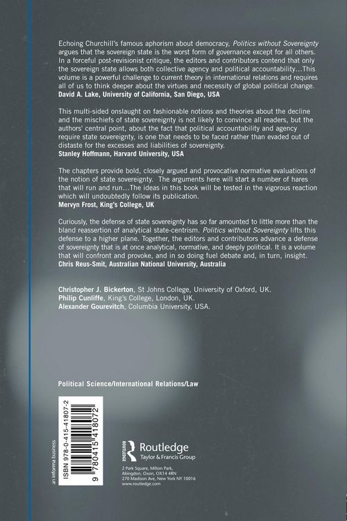 Produktbild: Politics Without Sovereignty