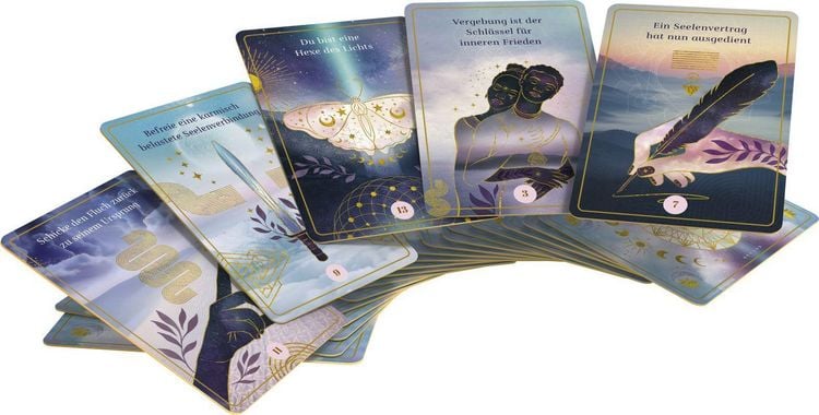Produktbild: Die Magie der Akasha Chronik - Das Orakel - 40 Orakelkarten und 160-seitiges Booklet