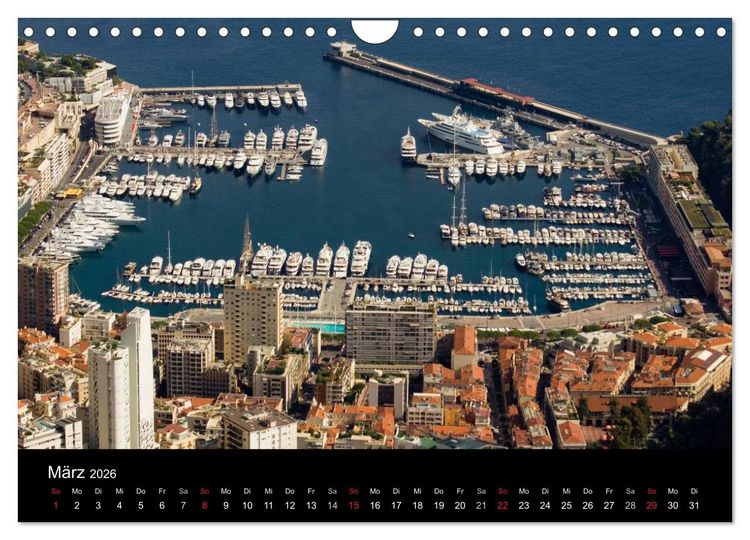 Produktbild: Faszination Monaco (Wandkalender 2026 DIN A4 quer), CALVENDO Monatskalender