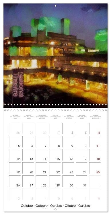 Produktbild: Brutalist Architecture of London (Wall Calendar 2026 12 &times; 12 Inch) CALVENDO 12 Month Wall Calendar