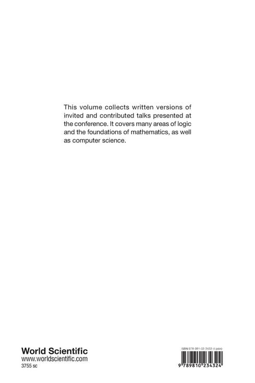 Produktbild: PROC OF THE 6TH ASIAN LOGIC CONF
