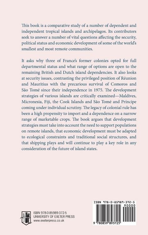 Produktbild: The Political Economy of Small Tropical Islands