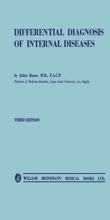 Produktbild: Differential Diagnosis of Internal Diseases