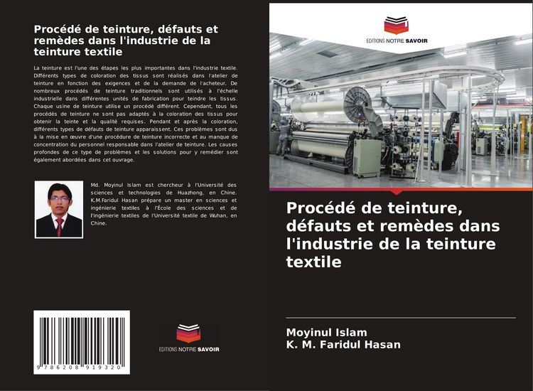 Produktbild: Proc&eacute;d&eacute; de teinture, d&eacute;fauts et rem&egrave;des dans l'industrie de la teinture textile