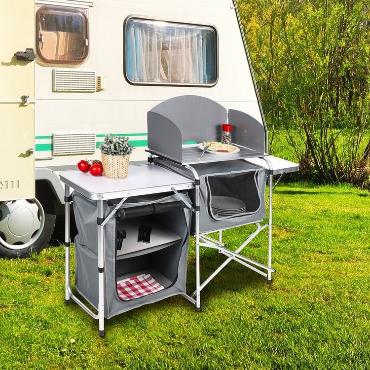 Produktbild: HTI-Living Campingtisch mit Aluminiumrahmen Campingtisch mit Aluminiumrahmen